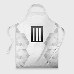 Фартук кулинарный Paramore white poly, цвет: 3D-принт