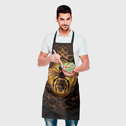 Фартук кулинарный Золотая пчела, цвет: 3D-принт — фото 2