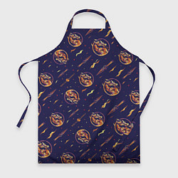 Фартук Mortal Kombat logo pattern