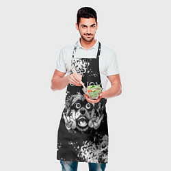 Фартук кулинарный Bon Jovi рок пес, цвет: 3D-принт — фото 2
