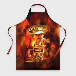 Фартук кулинарный Indiana Jones and the raiders of the lost ark, цвет: 3D-принт