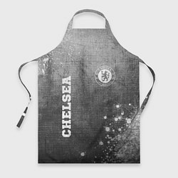 Фартук кулинарный Chelsea - grey gradient вертикально, цвет: 3D-принт