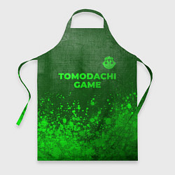 Фартук кулинарный Tomodachi Game - green gradient посередине, цвет: 3D-принт