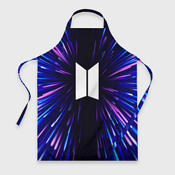 Фартук кулинарный BTS neon energy, цвет: 3D-принт