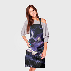 Фартук кулинарный Веселая ведьма летит на шабаш, цвет: 3D-принт — фото 2