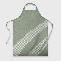 Фартук Светлый серо-зелёный абстрактный