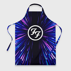 Фартук кулинарный Foo Fighters neon energy, цвет: 3D-принт