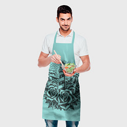 Фартук кулинарный Маяк и розы, цвет: 3D-принт — фото 2