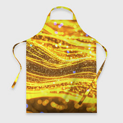 Фартук Золотые блестящие волны