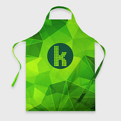 Фартук кулинарный The Killers green poly, цвет: 3D-принт