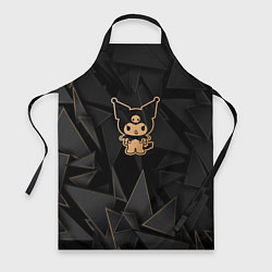 Фартук кулинарный Kuromi golden poly, цвет: 3D-принт