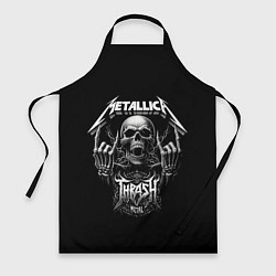 Фартук кулинарный Thrash metal - Metallica group, цвет: 3D-принт