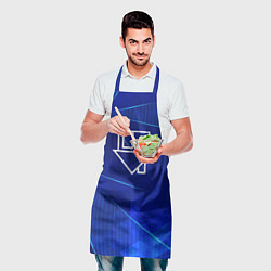 Фартук кулинарный The Neighbourhood blue poly, цвет: 3D-принт — фото 2