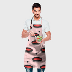 Фартук кулинарный Круги маркер - паттерн, цвет: 3D-принт — фото 2