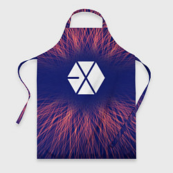 Фартук кулинарный Exo red energy, цвет: 3D-принт