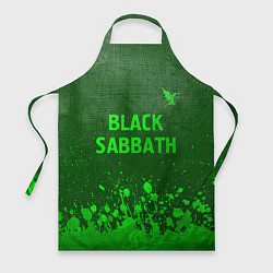Фартук кулинарный Black Sabbath - green gradient посередине, цвет: 3D-принт