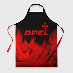 Фартук кулинарный Opel - red gradient посередине, цвет: 3D-принт