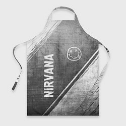 Фартук кулинарный Nirvana - grey gradient вертикально, цвет: 3D-принт