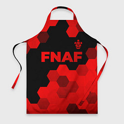 Фартук кулинарный FNAF - red gradient посередине, цвет: 3D-принт