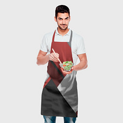 Фартук кулинарный Color black red grey, цвет: 3D-принт — фото 2
