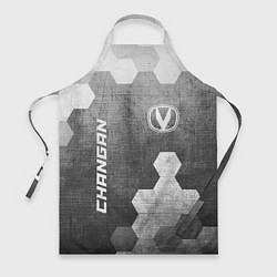 Фартук кулинарный Changan - grey gradient вертикально, цвет: 3D-принт