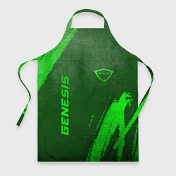 Фартук кулинарный Genesis - green gradient вертикально, цвет: 3D-принт