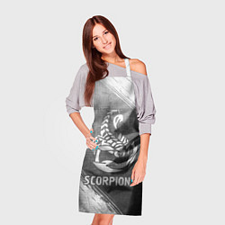 Фартук кулинарный Scorpions - grey gradient, цвет: 3D-принт — фото 2