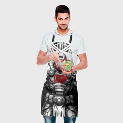 Фартук кулинарный Doom dark ages doom guy, цвет: 3D-принт — фото 2