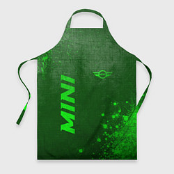 Фартук кулинарный Mini - green gradient вертикально, цвет: 3D-принт