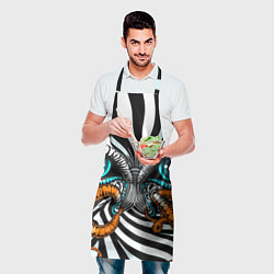 Фартук кулинарный Глаз и щупальца, цвет: 3D-принт — фото 2