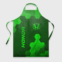 Фартук кулинарный Honda - green gradient вертикально, цвет: 3D-принт