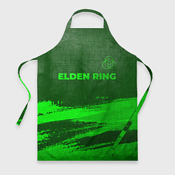 Фартук кулинарный Elden Ring - green gradient посередине, цвет: 3D-принт
