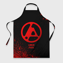 Фартук кулинарный Linkin Park 2024 - red gradient, цвет: 3D-принт