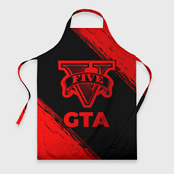 Фартук кулинарный GTA - red gradient, цвет: 3D-принт