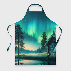 Фартук кулинарный Салатневое небо, цвет: 3D-принт