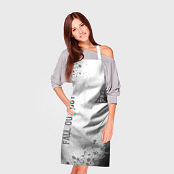 Фартук кулинарный Fall Out Boy - white gradient вертикально, цвет: 3D-принт — фото 2