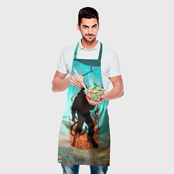 Фартук кулинарный Bones в стиле демона, цвет: 3D-принт — фото 2