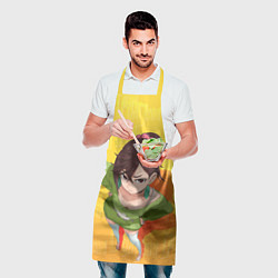 Фартук кулинарный Дандадан - Момочка, цвет: 3D-принт — фото 2