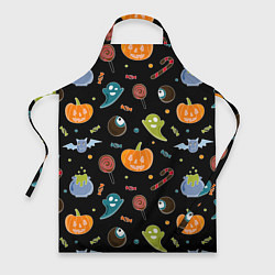 Фартук кулинарный Halloween black, цвет: 3D-принт