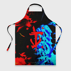 Фартук кулинарный Doom лёд и пламя, цвет: 3D-принт
