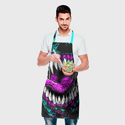 Фартук кулинарный Клыки венома, цвет: 3D-принт — фото 2