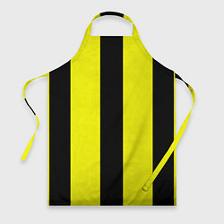 Фартук кулинарный Color yellow black line, цвет: 3D-принт