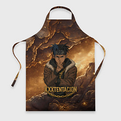 Фартук кулинарный XXXTentacion anime style, цвет: 3D-принт