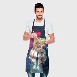 Фартук кулинарный Марин Китагава с любовью - Эта фарфоровая кукла вл, цвет: 3D-принт — фото 2