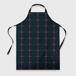 Фартук кулинарный Color black stripes, цвет: 3D-принт