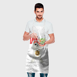 Фартук кулинарный Dandadan - манеки неко, цвет: 3D-принт — фото 2