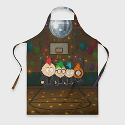 Фартук Южный парк панки на школьной дискотеке