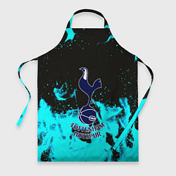 Фартук кулинарный ФК Тоттенхэм голубой огонь, цвет: 3D-принт