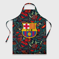 Фартук кулинарный Barcelona japan tatoo, цвет: 3D-принт