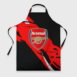 Фартук Арсенал геометрия полосы краски